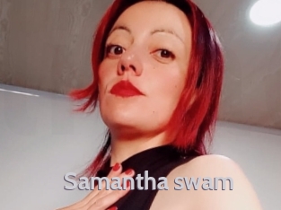 Samantha_swam